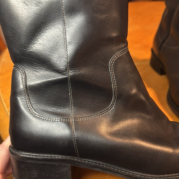 L.L. BEAN BLACK LEATHER RIDING BOOTS 8.5 - Picture 9 of 15